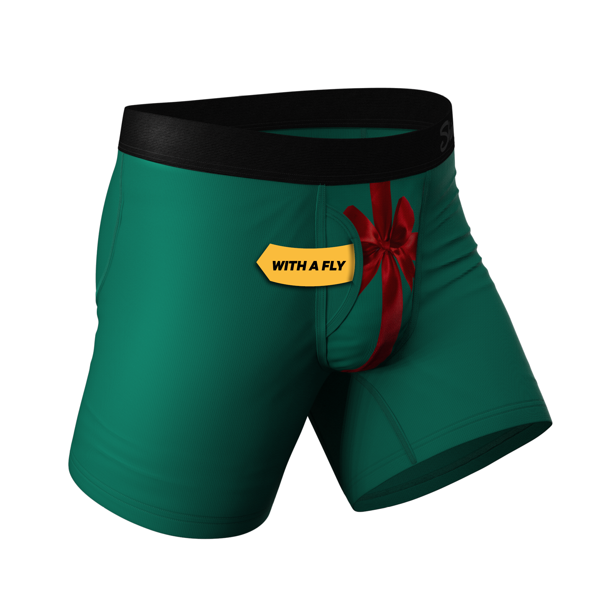 The Unwrap Me | Present Ball Hammock® Pouch Underwear With Fly - Shinesty