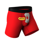 The Darcy | Whipped Cream Ball Hammock® Pouch Underwear With Fly - Shinesty