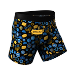 The Gelty Pleasure | Hanukkah Ball Hammock® Pouch Underwear With Fly - Shinesty