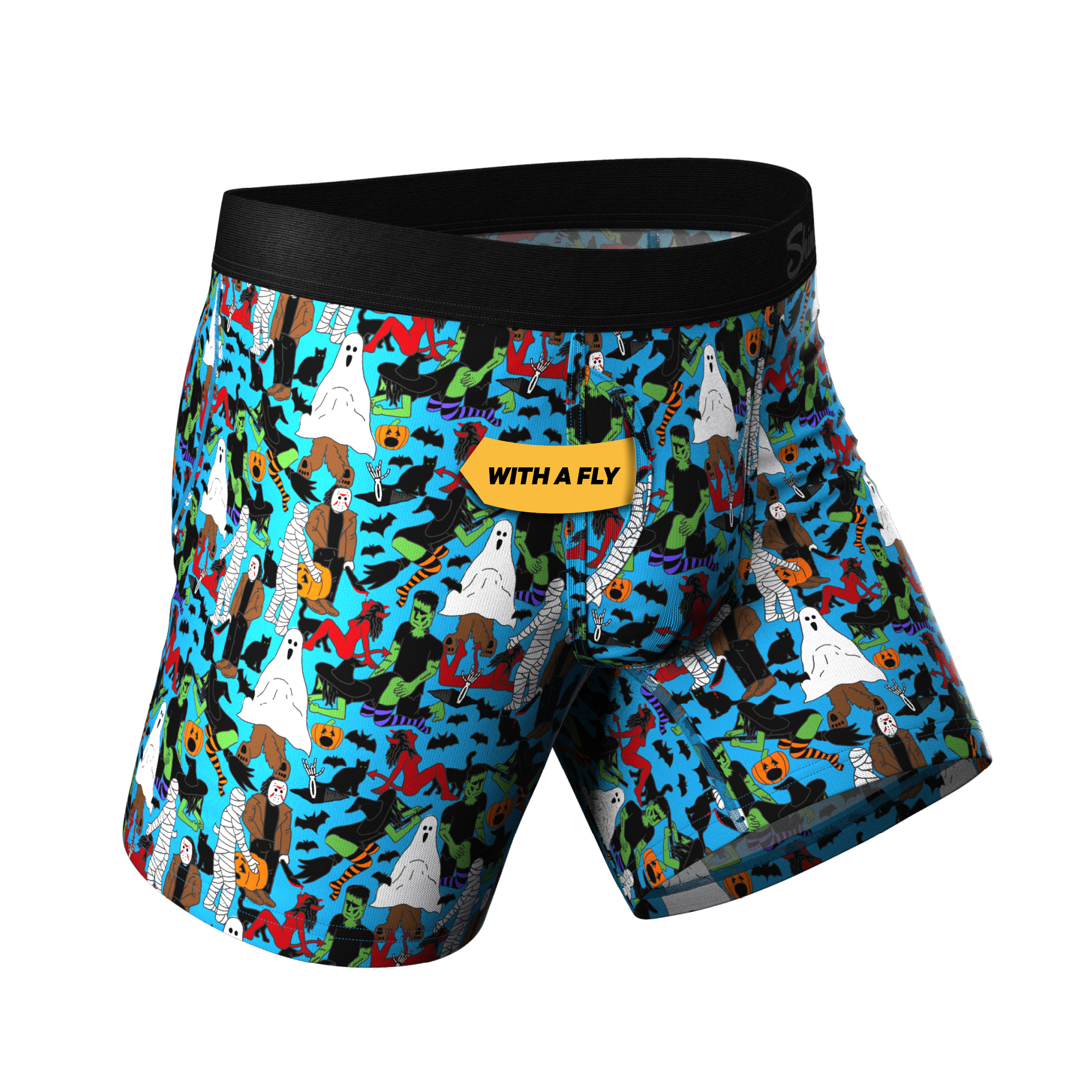 The Monster Smash | Halloween Ball Hammock® Boxers With Fly - Shinesty