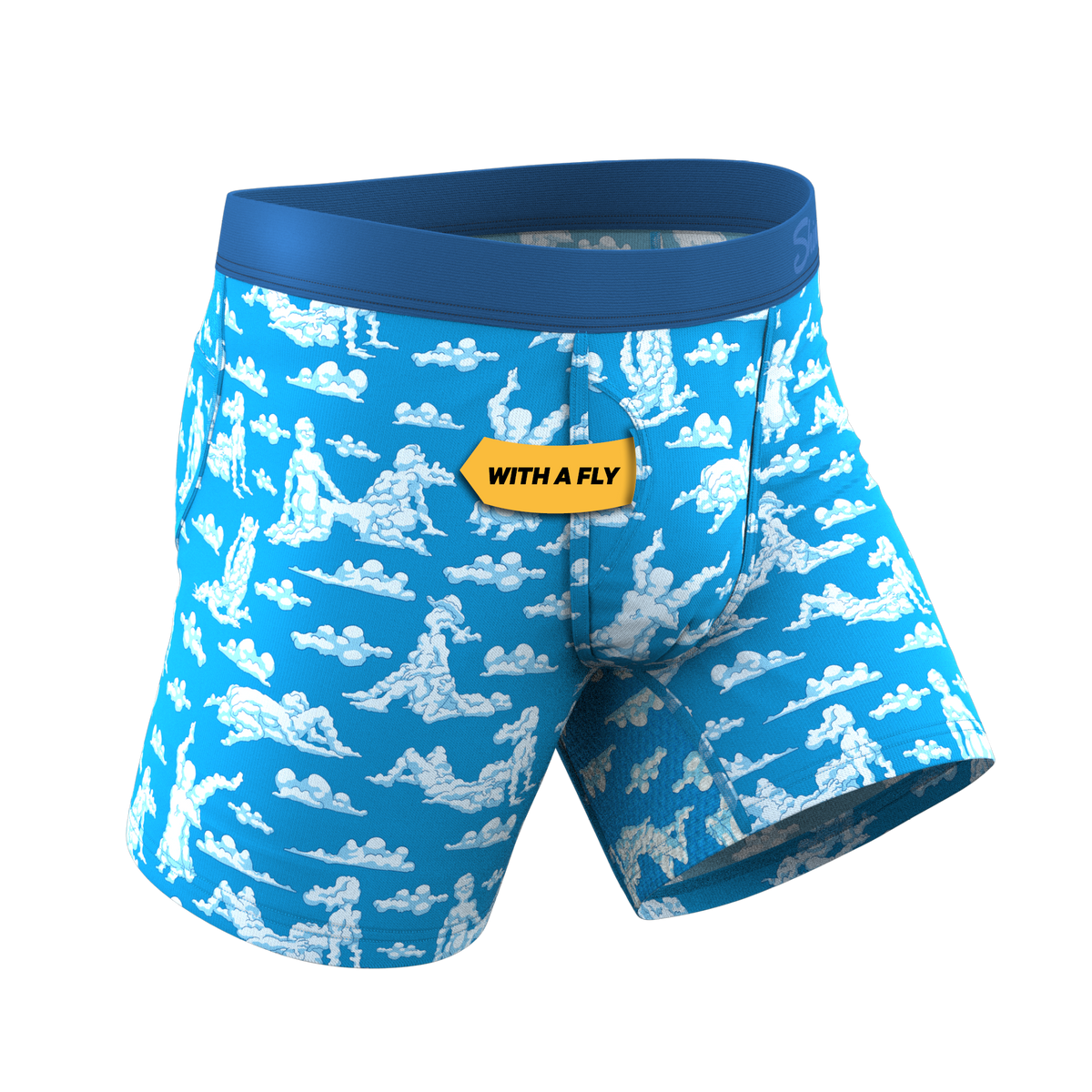 The Reverse Cloud Girl | Cloud Ball Hammock® Pouch Underwear With Fly - Shinesty