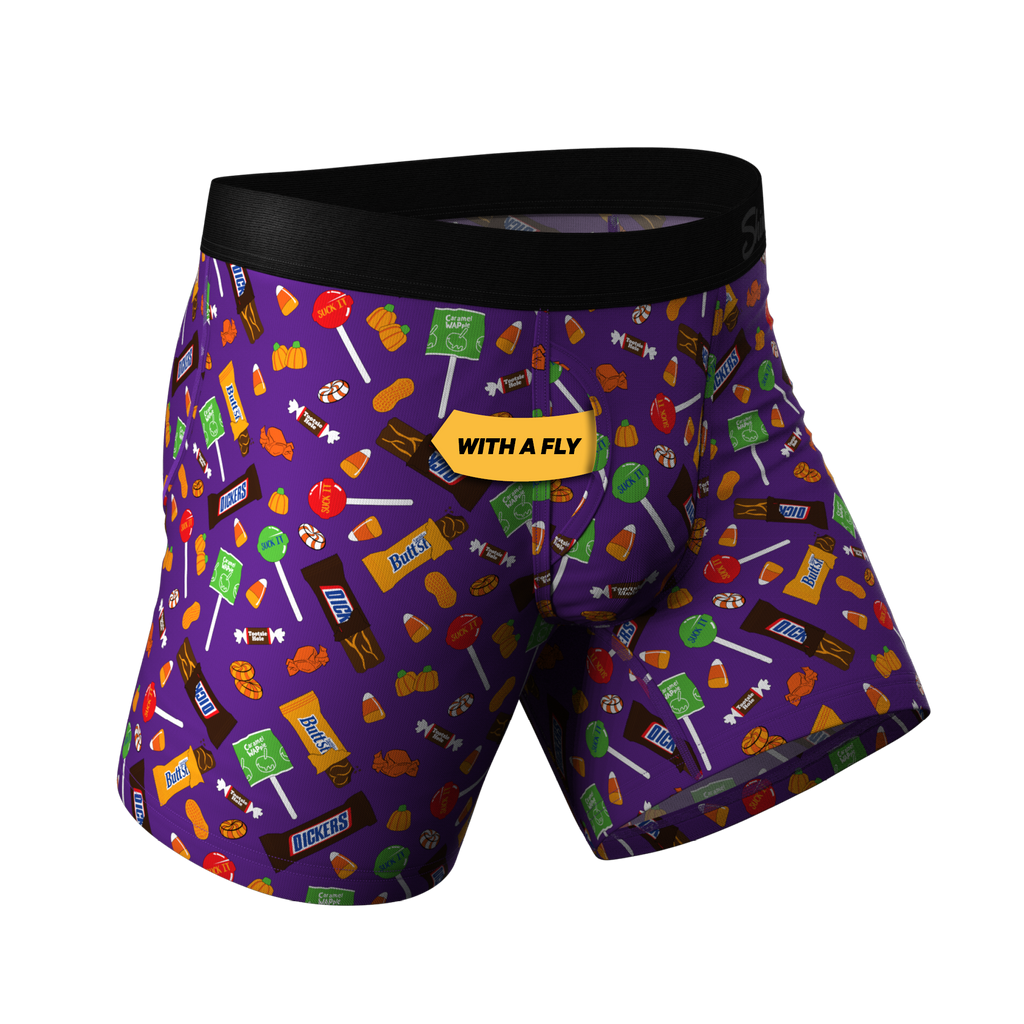 The Sticky Fingers | Halloween Candy Ball Hammock® Pouch Underwear With Fly - Shinesty