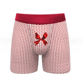 The Date Night | Valentine's Day Bow Ball Hammock® Pouch Underwear With Fly - Shinesty