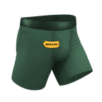 The Money Tree | Forrest Green Tonal Ball Hammock® Pouch Underwear With Fly - Shinesty