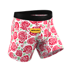 The Bloom With A View | Naughty Roses Ball Hammock® Pouch Underwear With Fly - Shinesty