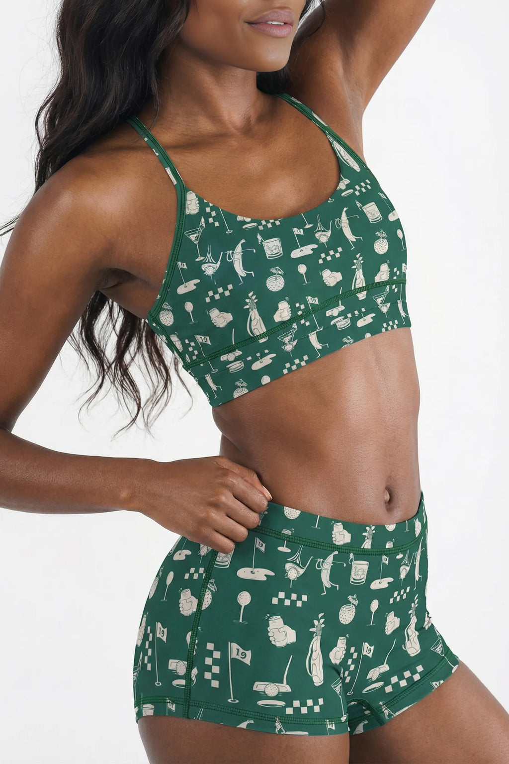 The Mulligan | Green Golf Modal Boyshort Underwear - Shinesty