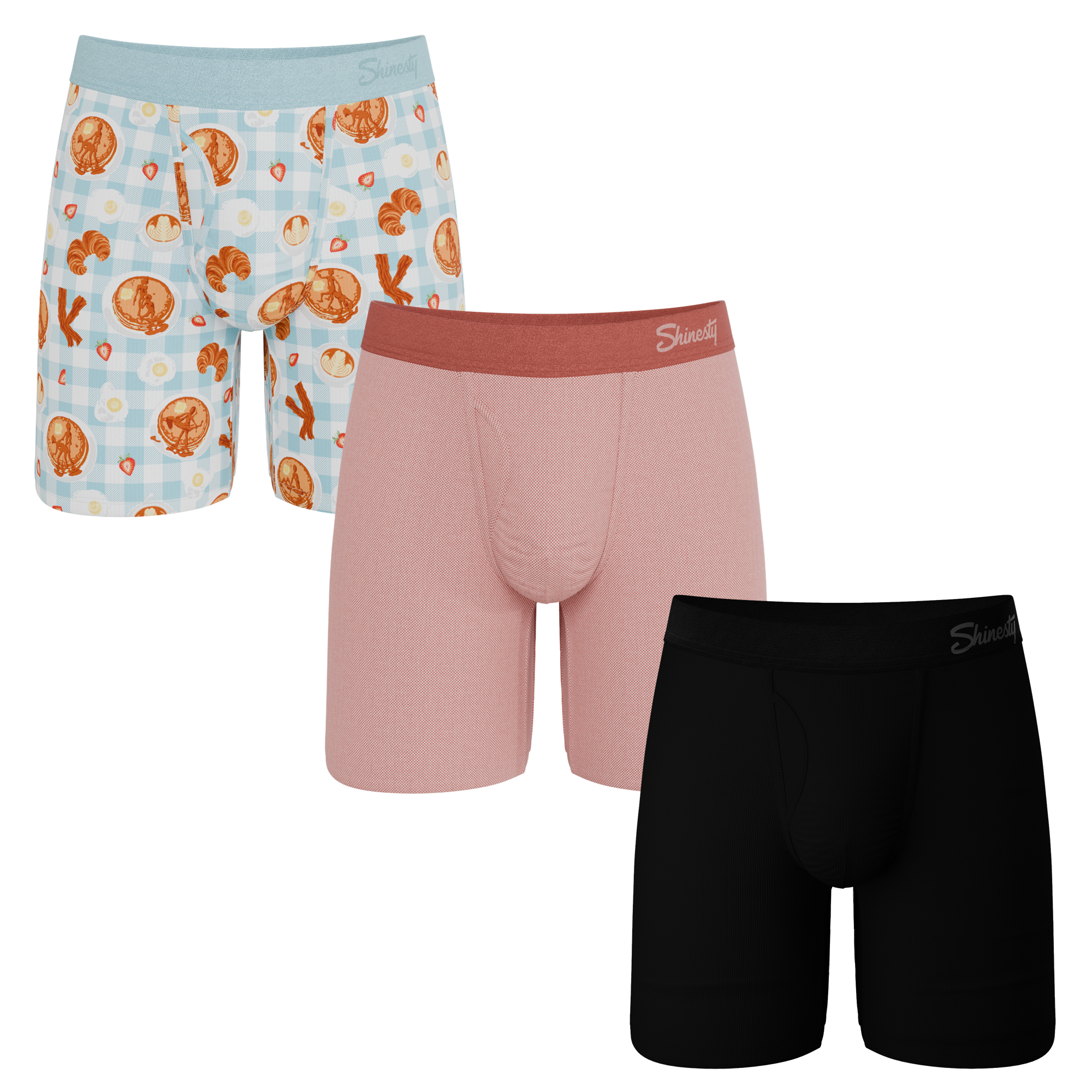 The Breakfast Pack | Long Leg Ball Hammock® Pouch Underwear With Fly 3 Pack - Shinesty