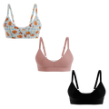 The Breakfast in Bed | Boob Hammock™ Plunge Bralette 3 Pack - Shinesty