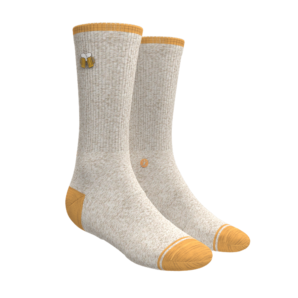 The Brewski | Beer Heel Hammock™ Crew Socks - Shinesty