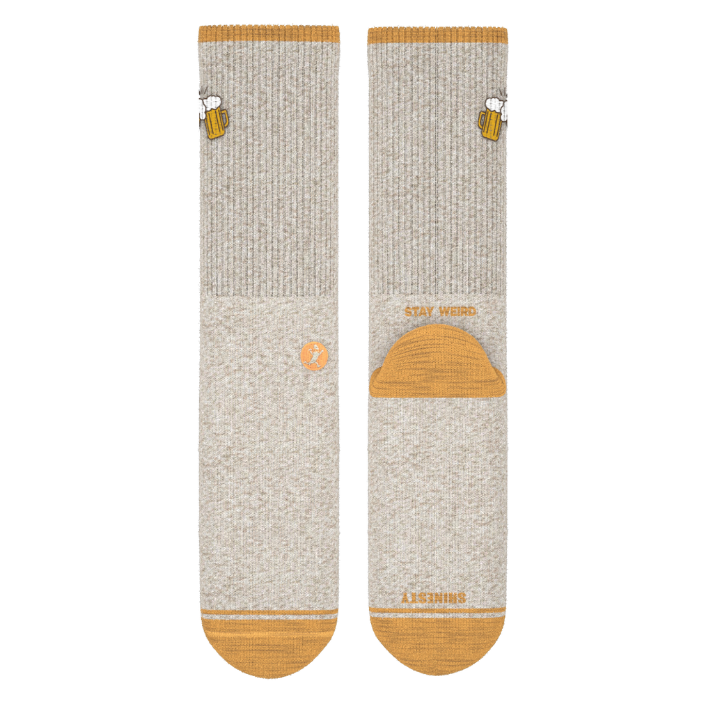 The Brewski | Beer Heel Hammock™ Crew Socks - Shinesty