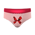 The Date Night | Valentine's Day Bow Ball Hammock® Pouch Underwear Briefs - Shinesty