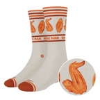 The Buffalo & Blue | Chicken Wings Heel Hammock™ Crew Socks - Shinesty