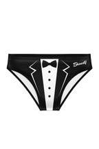 The Butlers | Tuxedo Swim Brief - Shinesty