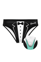 The Butlers | Tuxedo Swim Brief - Shinesty
