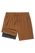 The Casual Thigh Day | Khaki Aztec Ball Hammock® 7 Inch Athletic Shorts - Shinesty
