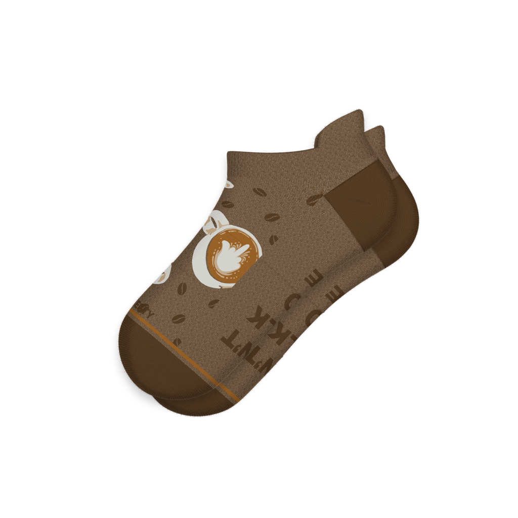 The Caf-fiend | Coffee Heel Hammock™ Ankle Socks - Shinesty