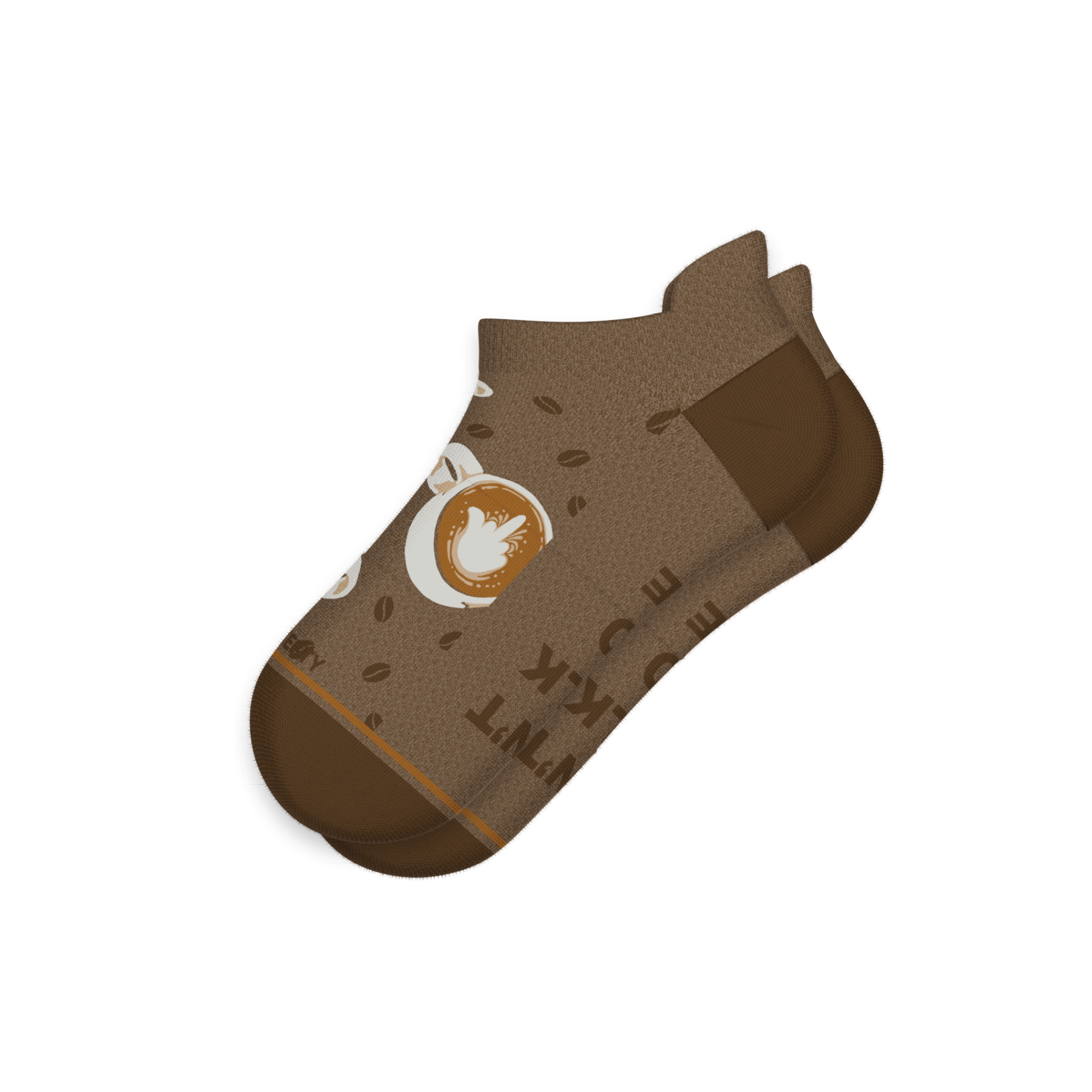 The Caf-fiend | Coffee Heel Hammock™ Ankle Socks - Shinesty
