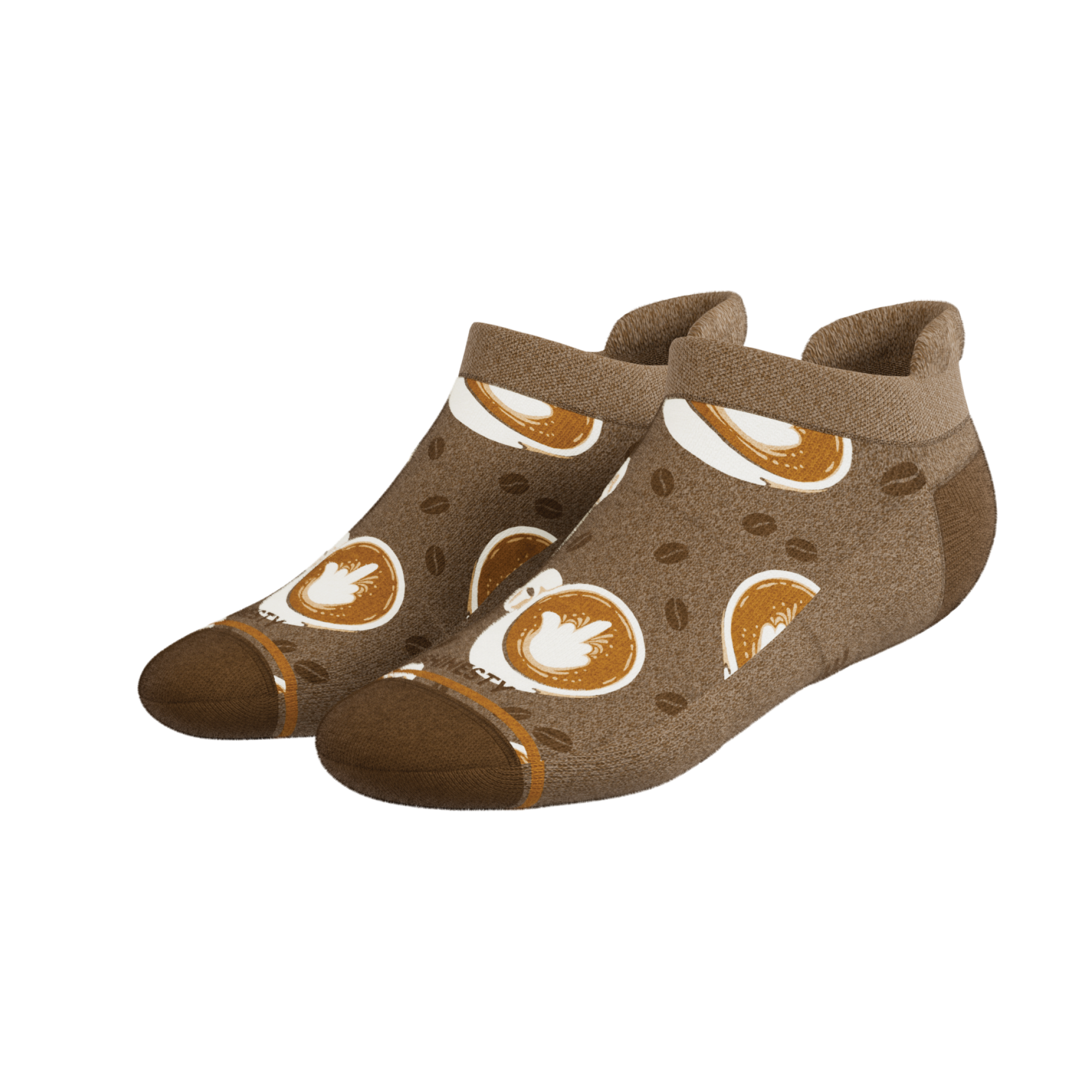 The Caf-fiend | Coffee Heel Hammock™ Ankle Socks - Shinesty