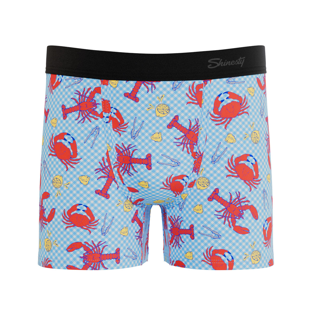 The Cajun Cookout | Summer Crabs Youth Boxer Briefs - Shinesty