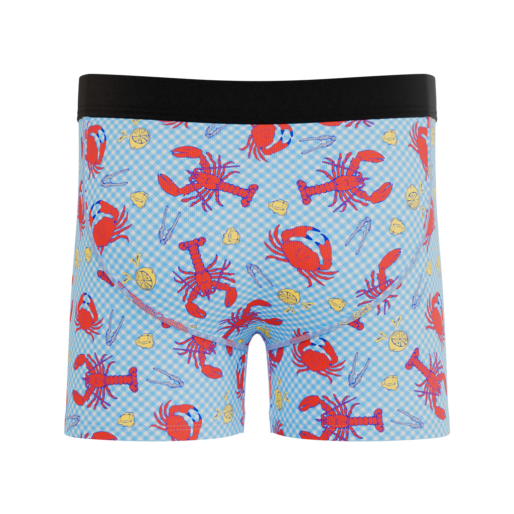 The Cajun Cookout | Summer Crabs Youth Boxer Briefs - Shinesty