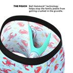 The Cajun Cookout | Summer Crabs Ball Hammock® Pouch Underwear With Fly - Shinesty