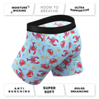 The Cajun Cookout | Summer Crabs Ball Hammock® Pouch Underwear With Fly - Shinesty