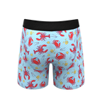 The Cajun Cookout | Summer Crabs Ball Hammock® Pouch Underwear With Fly - Shinesty