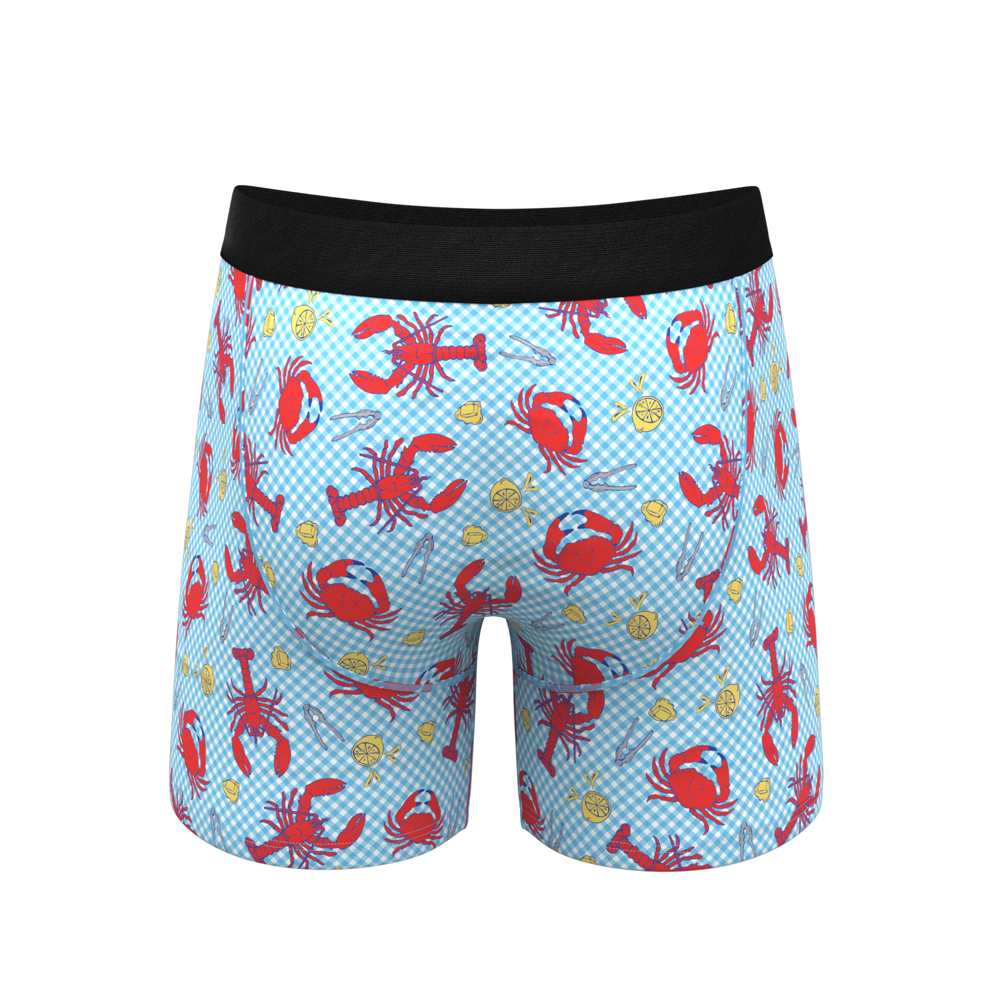The Cajun Cookout | Summer Crabs Ball Hammock® Pouch Underwear With Fly - Shinesty