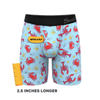 The Cajun Cookout | Summer Crabs Ball Hammock® Boxer - Long Leg - Shinesty