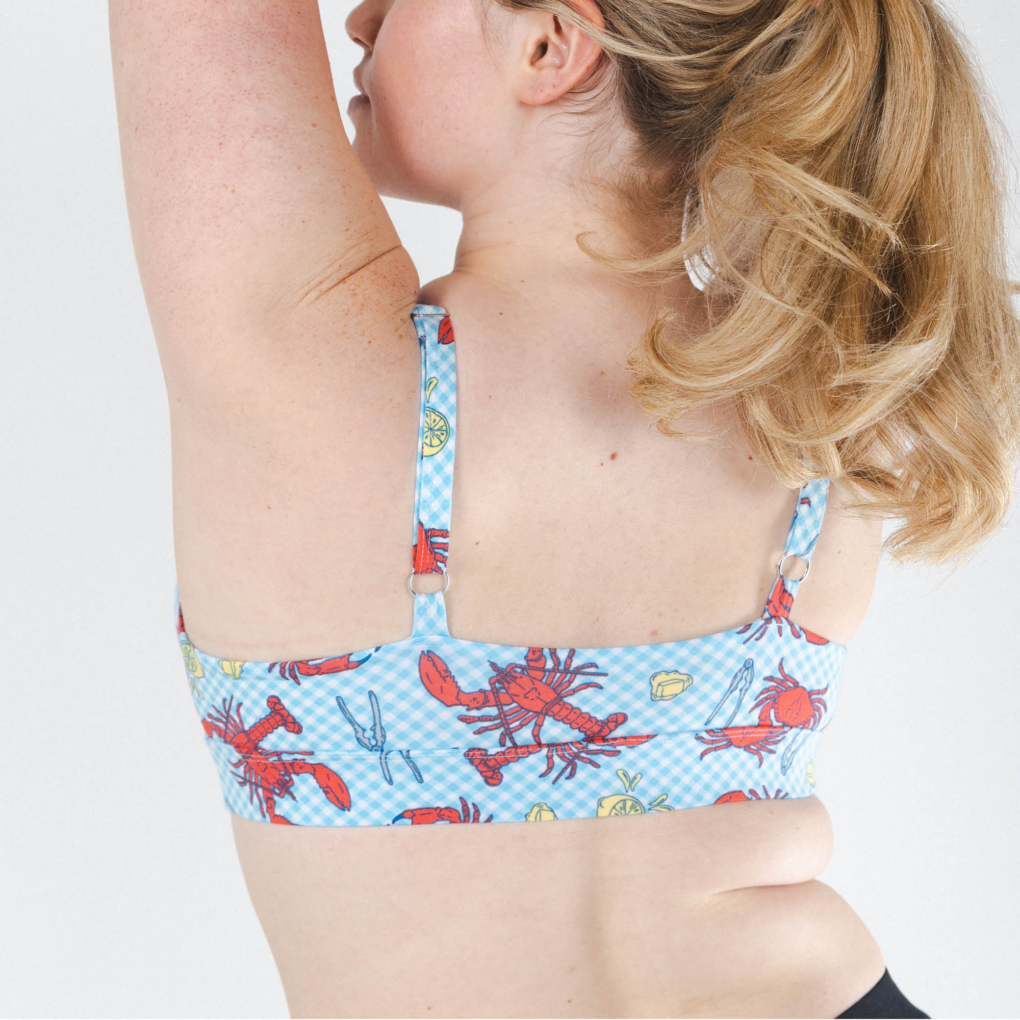 The Cajun Cookout | Summer Crabs Boob Hammock™ Plunge Bralette - Shinesty