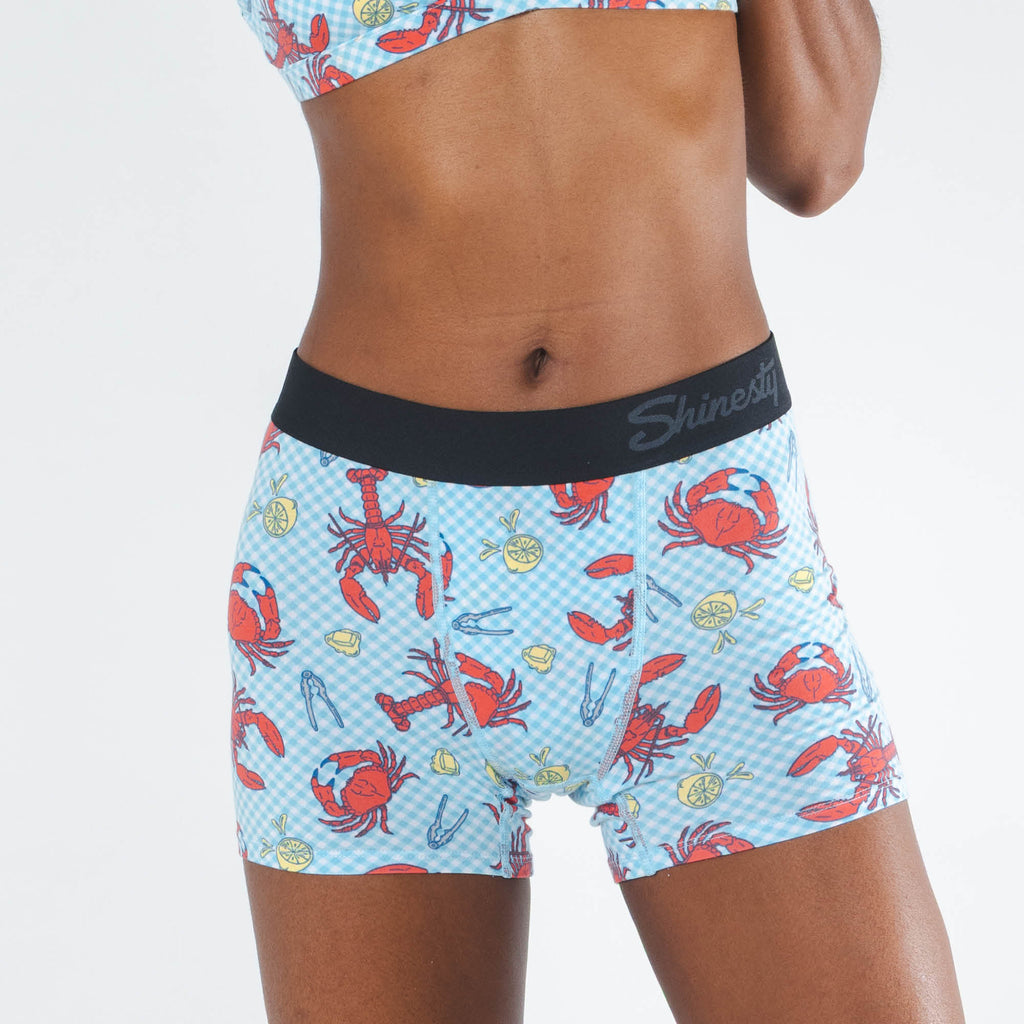 The Cajun Cookout | Summer Crabs Women’s Boxers - Shinesty