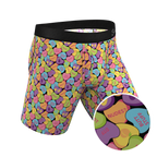 The Candy Crush | Candy Hearts Ball Hammock® Boxer - Long Leg - Shinesty