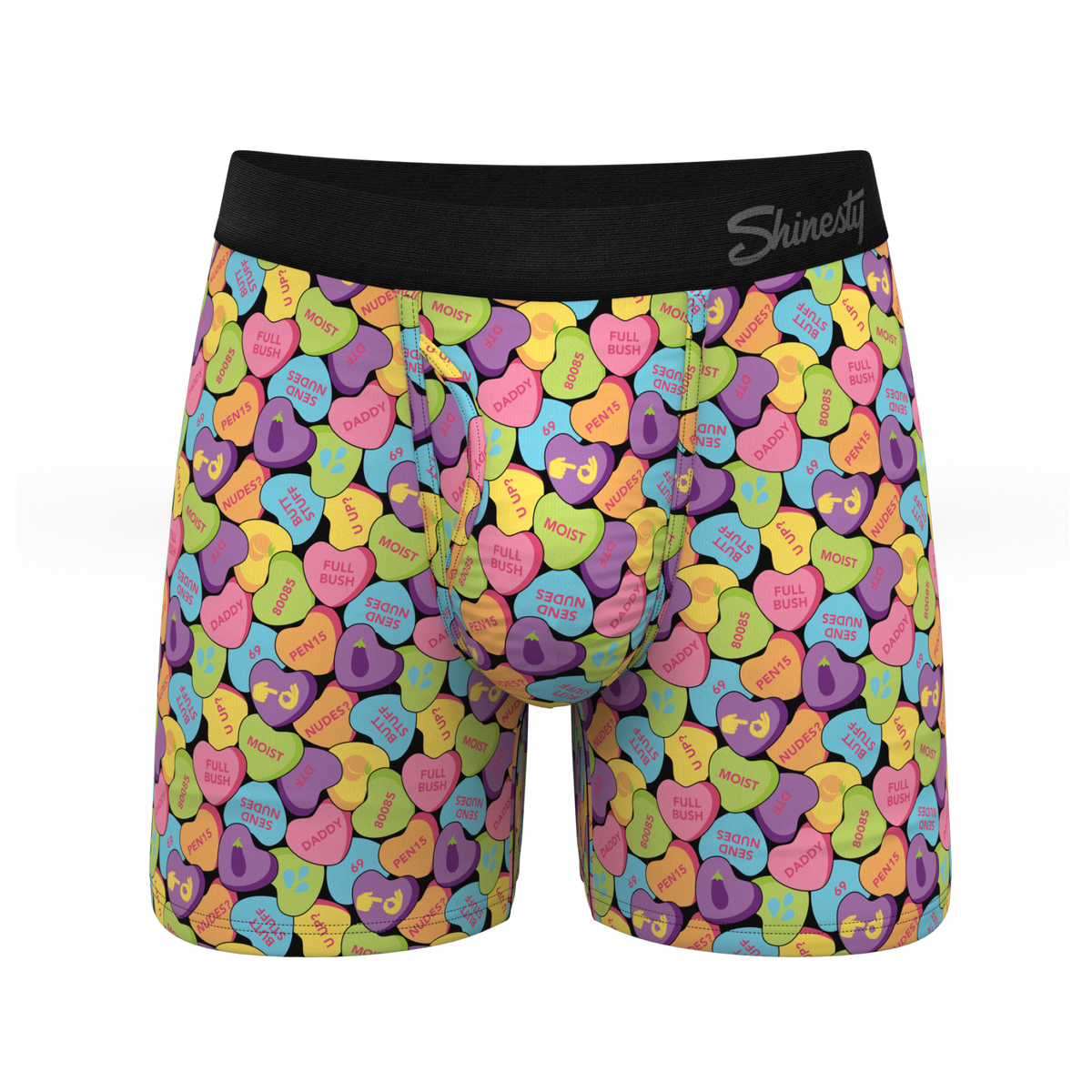 The Candy Crush | Candy Hearts Ball Hammock® Magnum Big Pouch Underwear - Shinesty