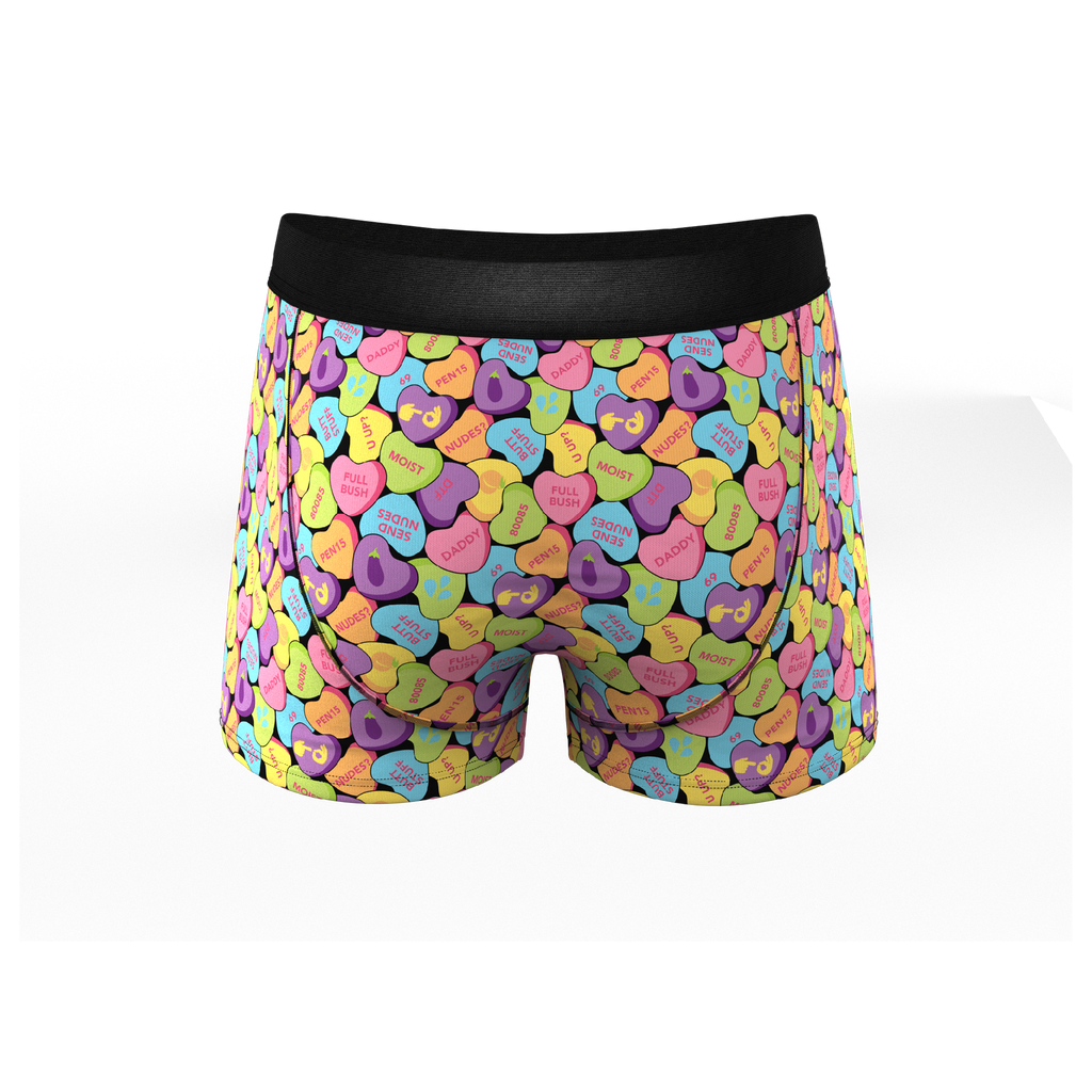 The Candy Crush | Candy Hearts Ball Hammock® Pouch Trunks Underwear - Shinesty