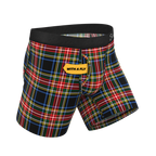The Cappuccino | Holiday Tartan Plaid Ball Hammock® Pouch Underwear With Fly - Shinesty