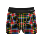 The Cappuccino | Holiday Tartan Plaid Ball Hammock® Pouch Trunks Underwear - Shinesty