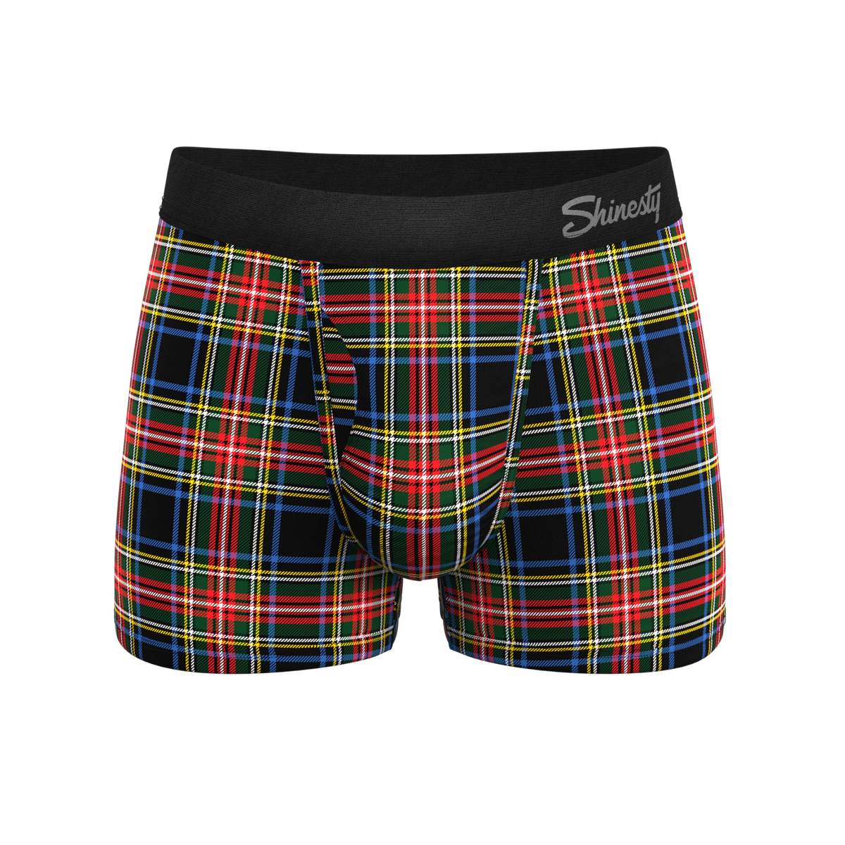 The Cappuccino | Holiday Tartan Plaid Ball Hammock® Pouch Trunks Underwear - Shinesty