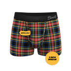 The Cappuccino | Holiday Tartan Plaid Ball Hammock® Pouch Trunks Underwear - Shinesty