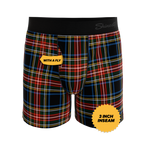 The Cappuccino | Holiday Tartan Plaid Boxers - Shinesty