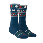 The Caribou Lous | Christmas Deer Heel Hammock™ Crew Socks - Shinesty