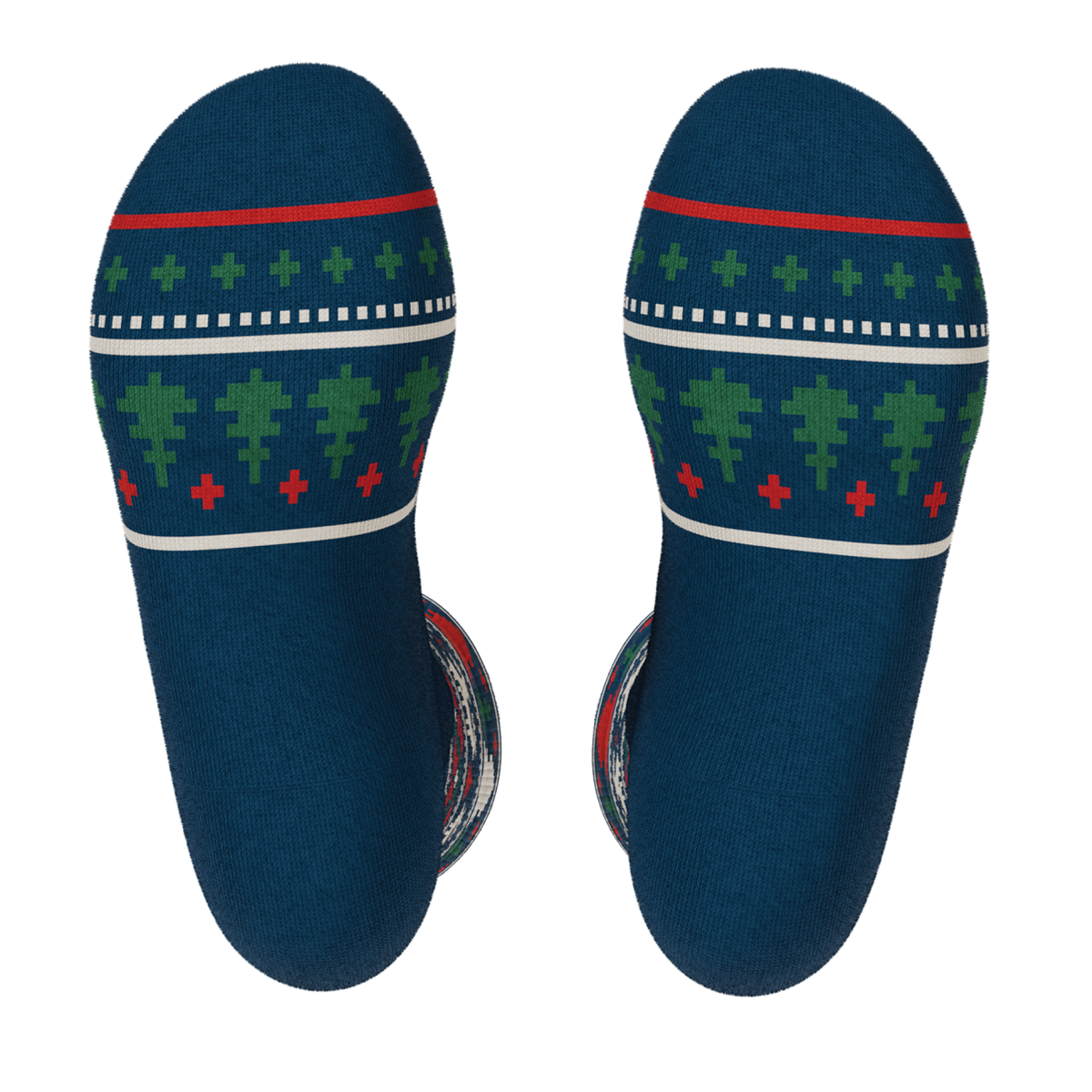The Caribou Lous | Christmas Deer Heel Hammock™ Crew Socks - Shinesty
