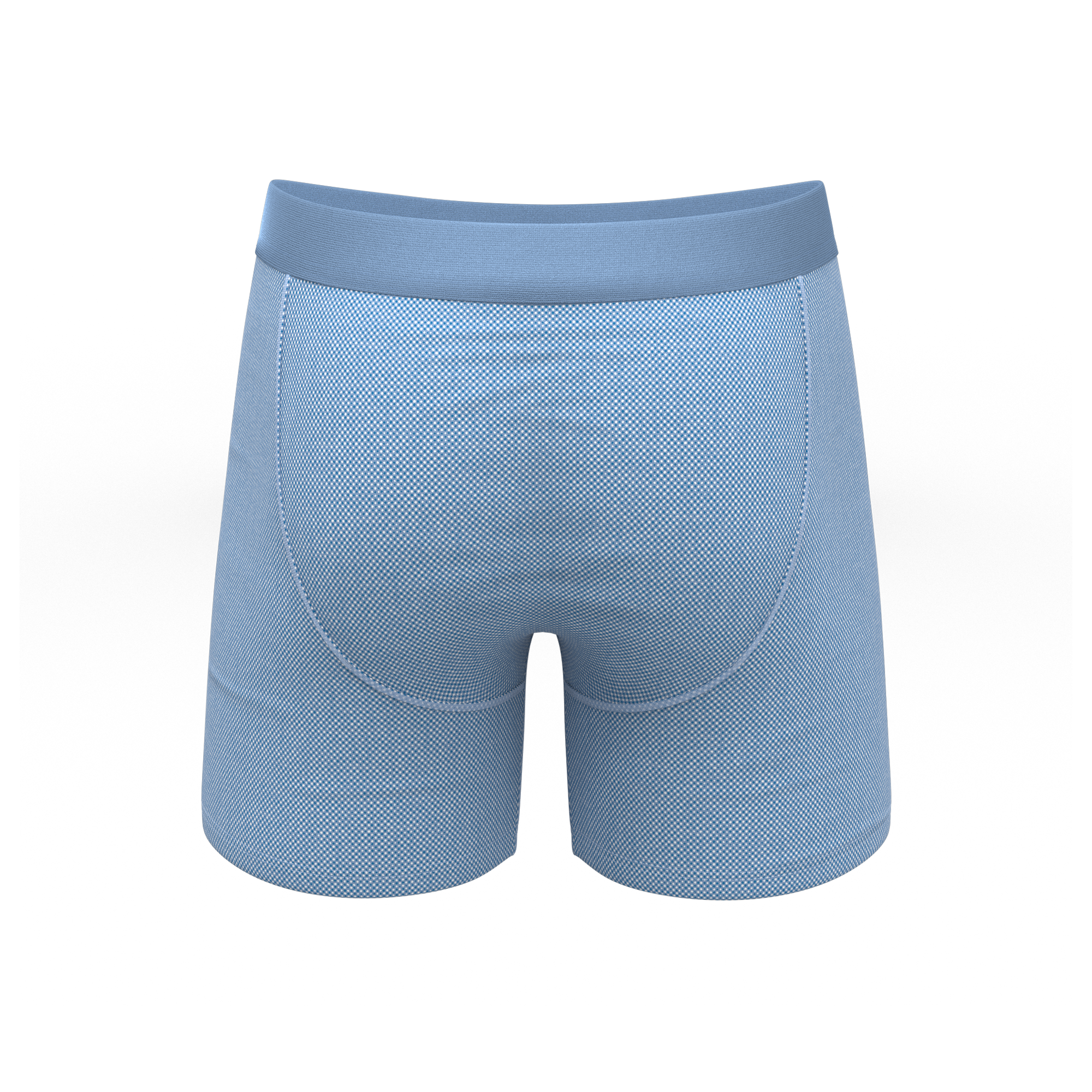 The Chambray All Day | Blue Chambray Ball Hammock® Pouch Underwear - Shinesty