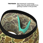 The Chameleon | Duck Camouflage Ball Hammock® Pouch Underwear With Fly - Shinesty