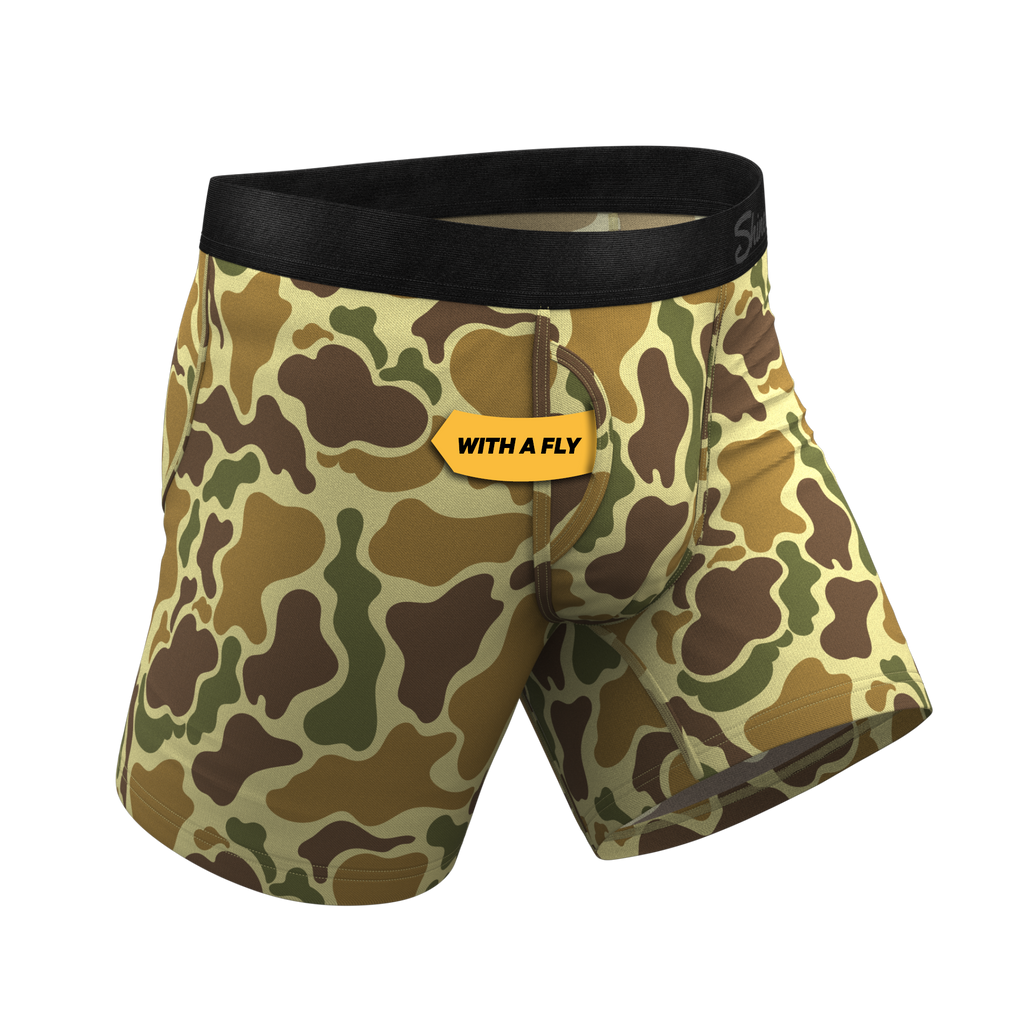 The Chameleon | Duck Camouflage Ball Hammock® Pouch Underwear With Fly - Shinesty