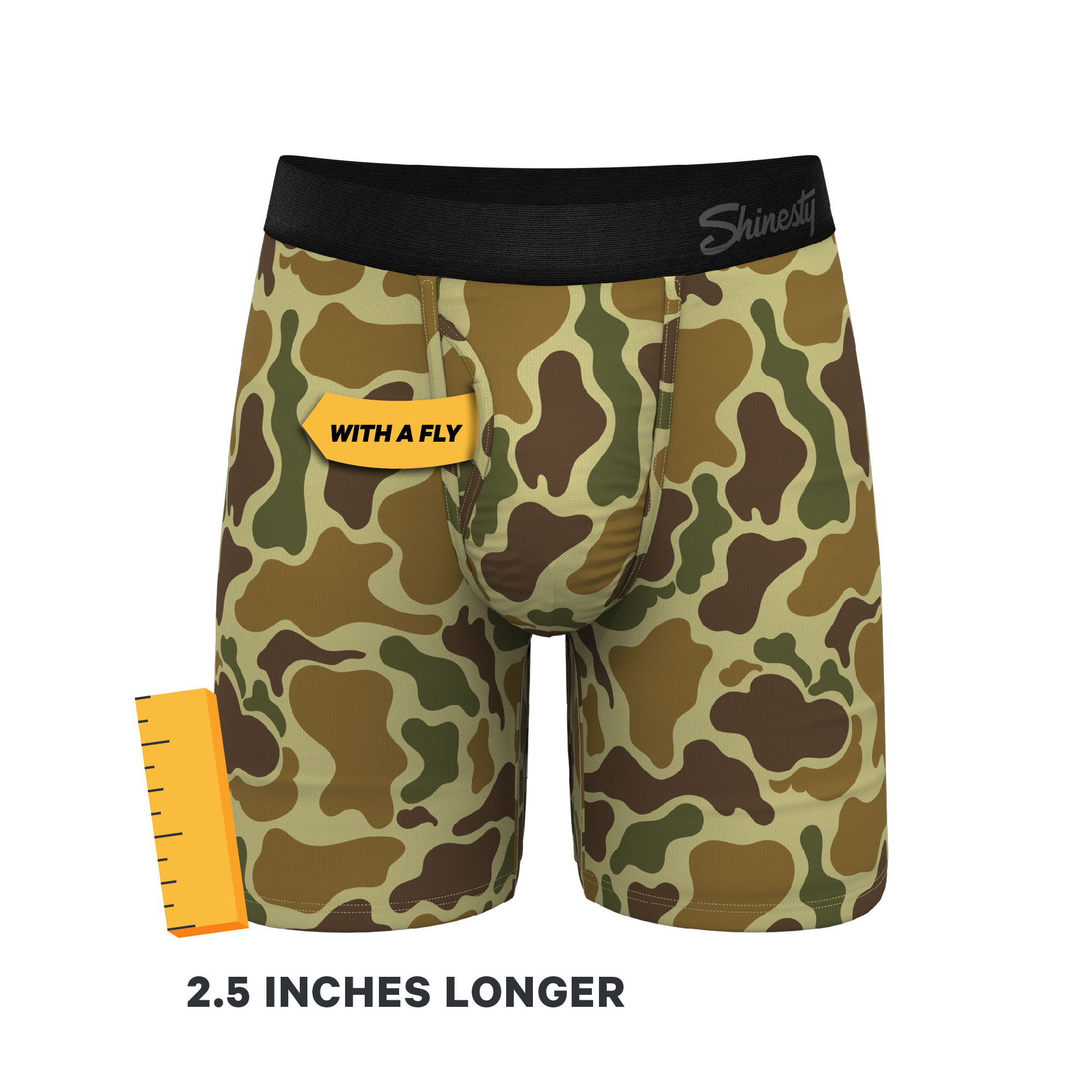 The Chameleon | Duck Camouflage Ball Hammock® Boxer - Long Leg - Shinesty
