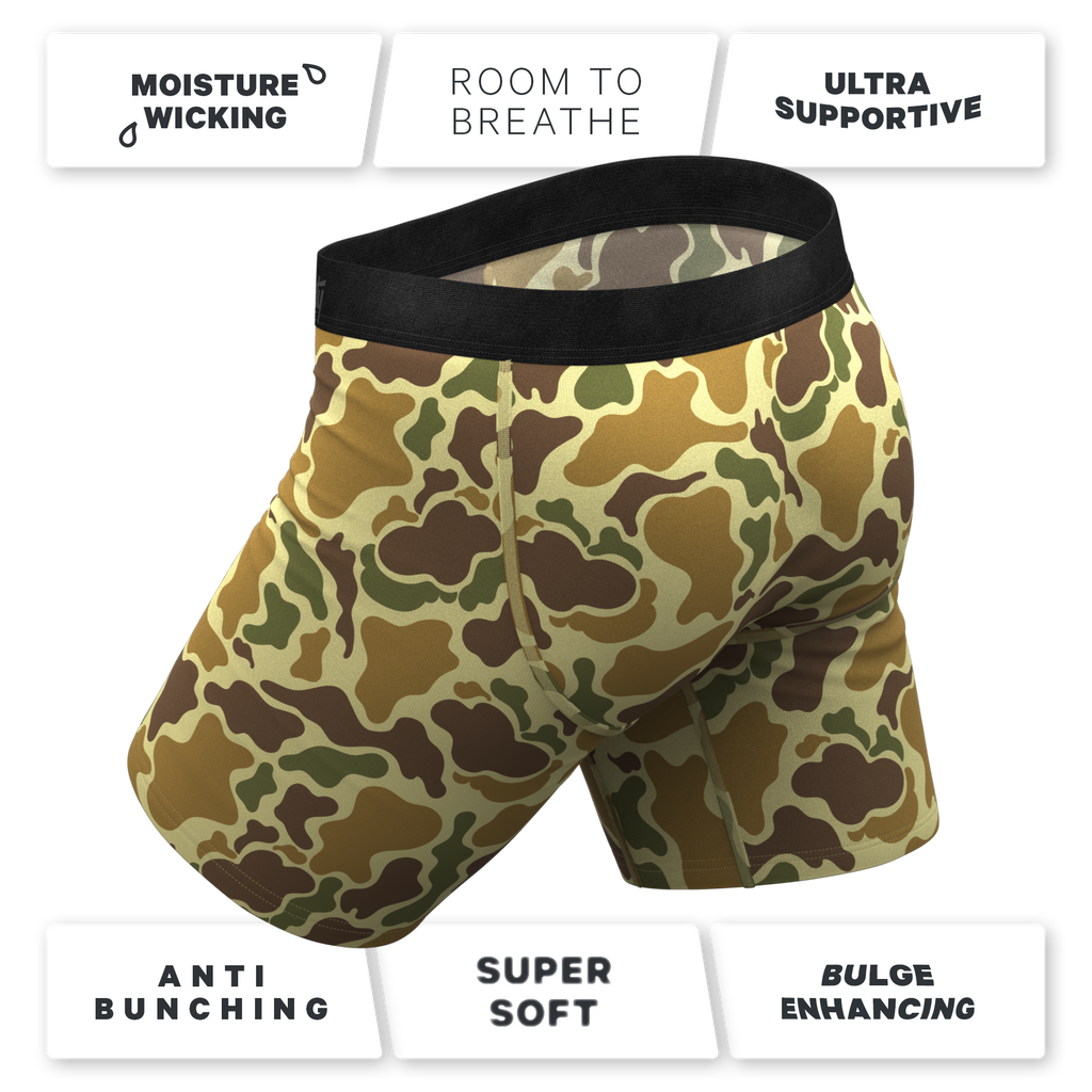 The Chameleon | Duck Camouflage Ball Hammock® Boxer - Long Leg - Shinesty