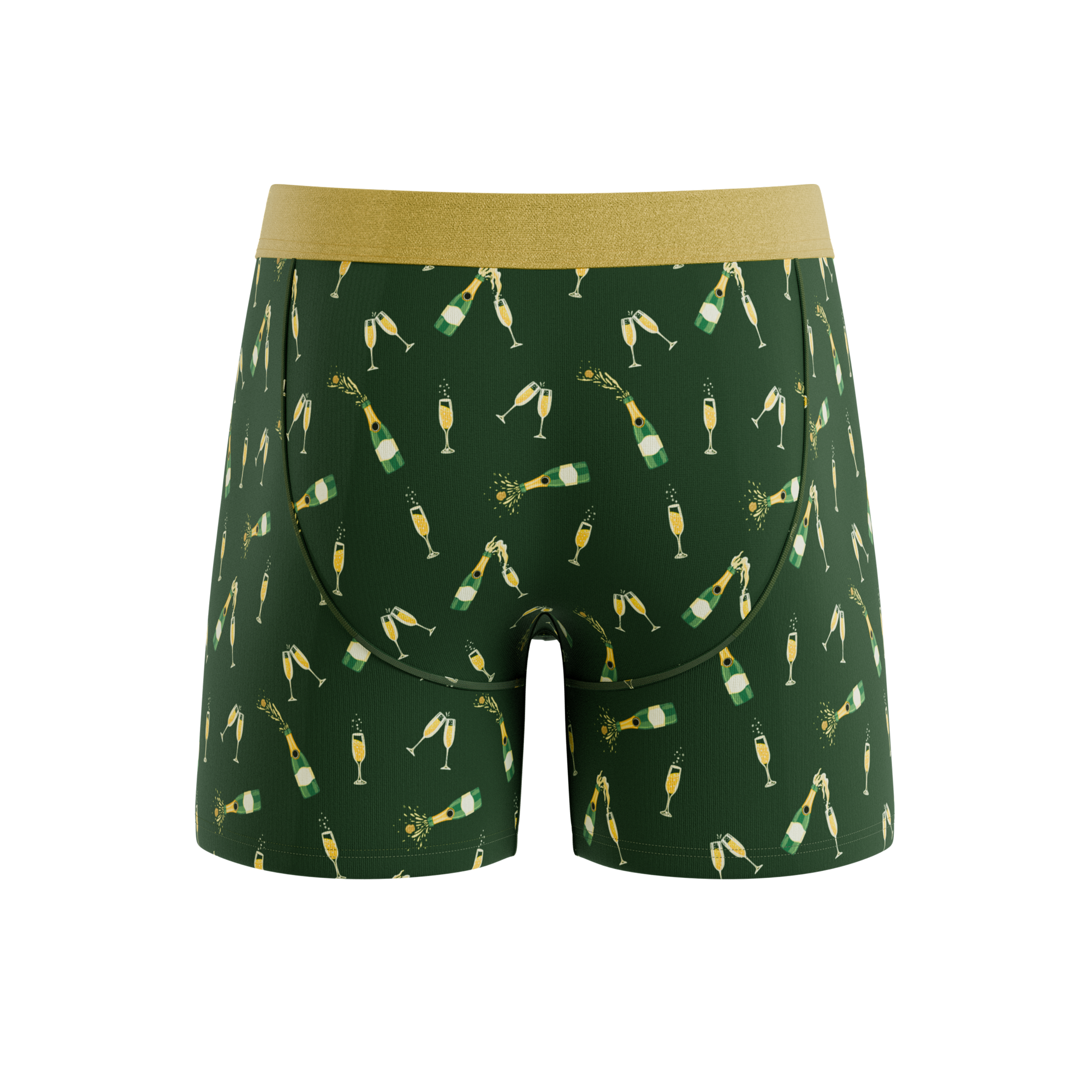 The Champagne Showers | New Years Ball Hammock® Pouch Underwear With Fly - Shinesty