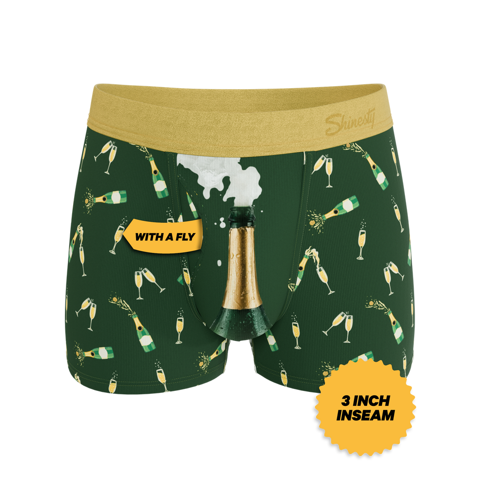 The Champagne Showers | New Years Ball Hammock® Pouch Trunks Underwear - Shinesty