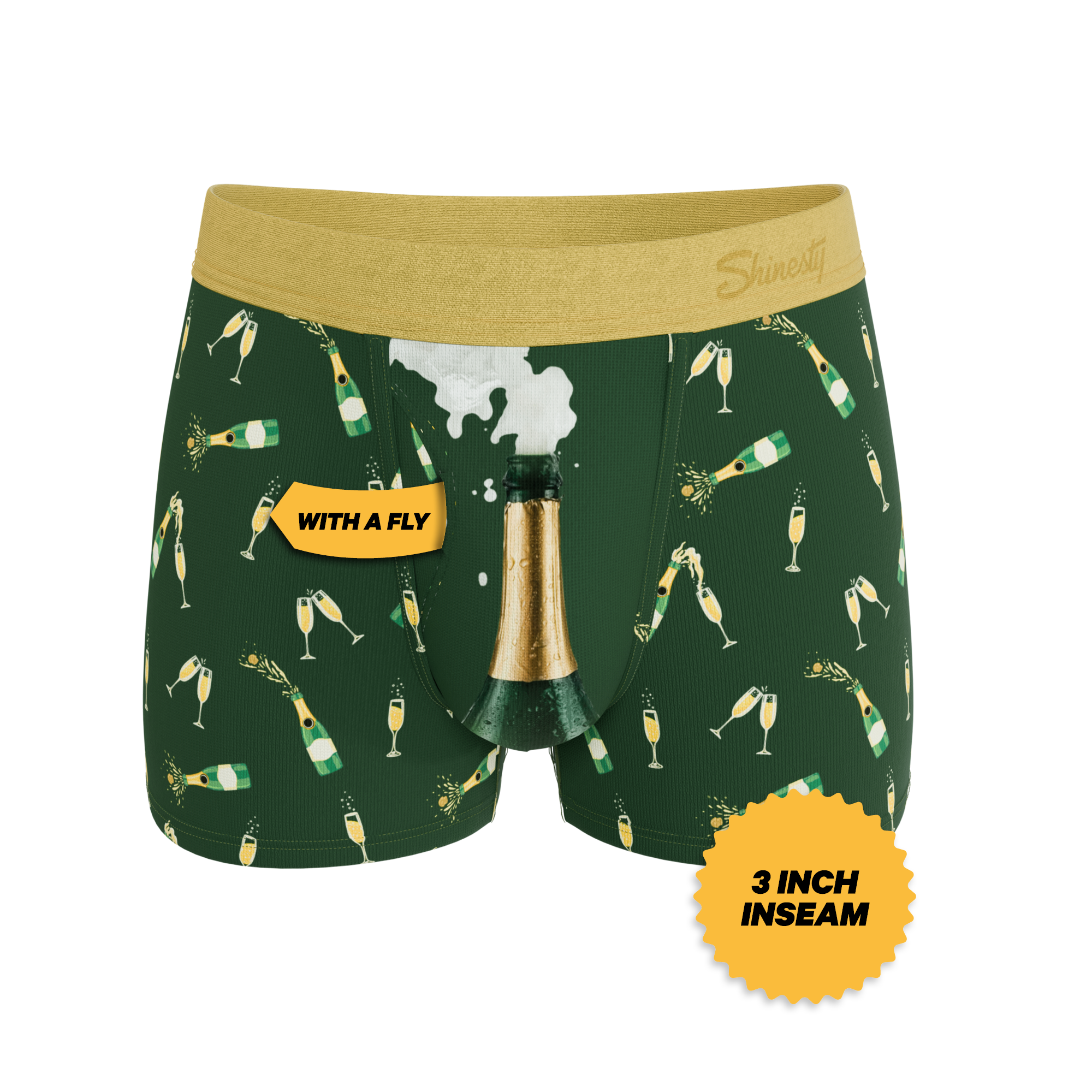 The Champagne Showers | New Years Ball Hammock® Pouch Trunks Underwear - Shinesty