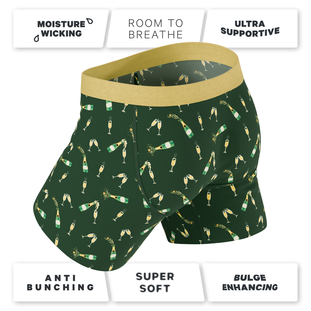 The Champagne Showers | New Years Ball Hammock® Pouch Underwear - Shinesty